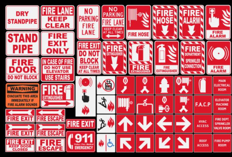 Fire safety signage